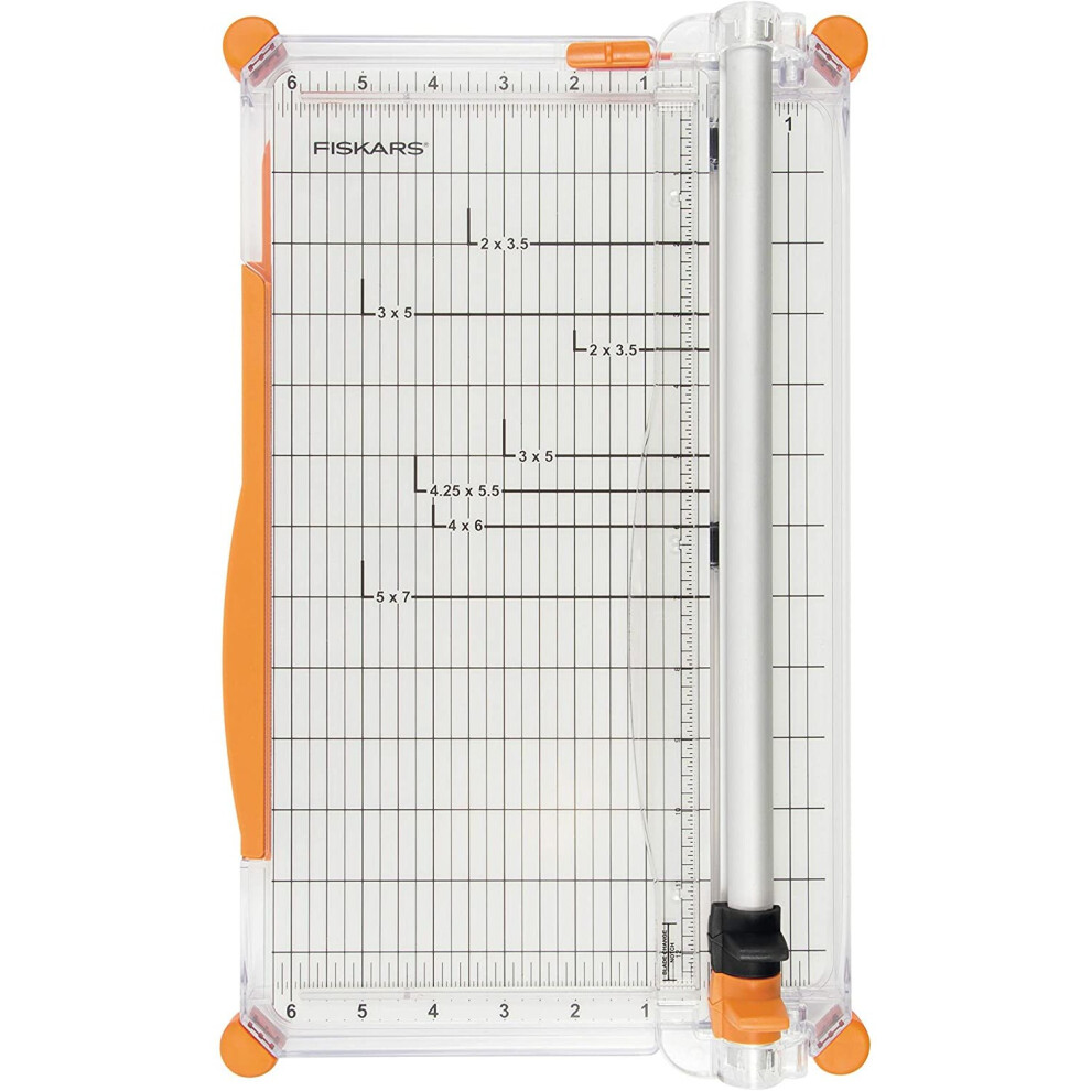 Fiskars Personal SureCut Plus Paper Trimmer 30 cm - A4, With Cutting Line Guide, Including 1 Scoring Blade & 1 Cutting Blade, 1020504