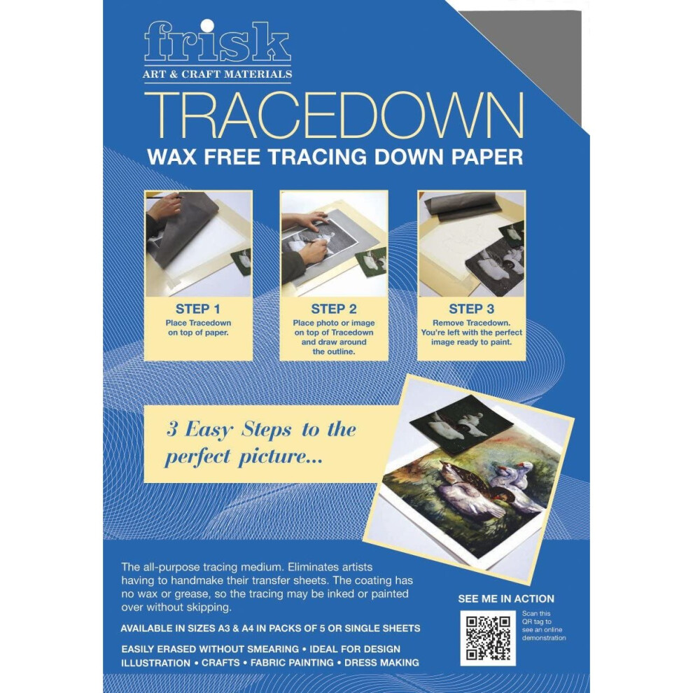 Tracedown A3 Graphite - Pack of 5 Sheets