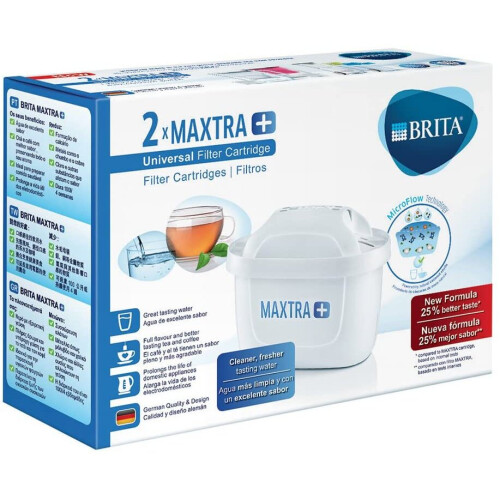 BRITA BRITA MAXTRA+ Water Filter Cartridges - Pack of 2 (EU Version)