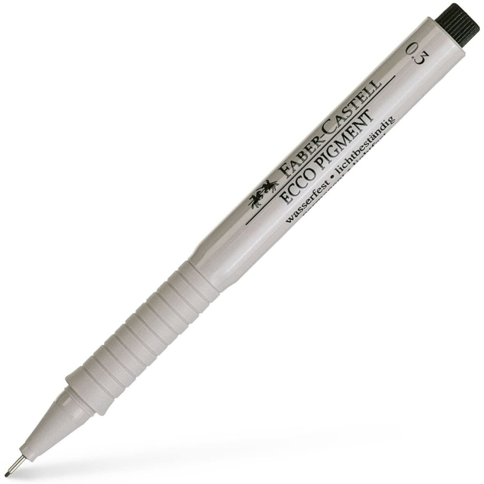 Faber Castell 166399 0.3 mm'Ecco Pigment' Fibre-Tip Pen - Black