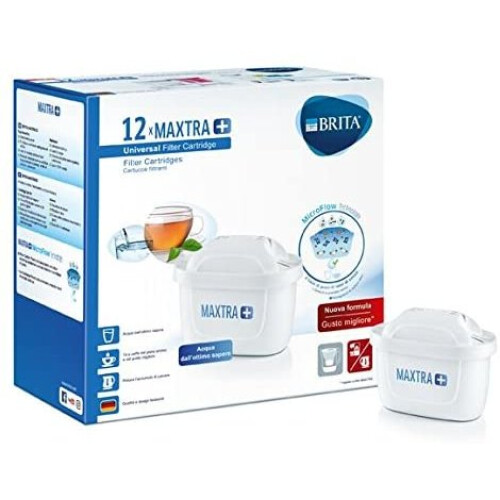 BRITA BRITA MAXTRA+ Water Filter Cartridges - Pack of 12 (EU Version)