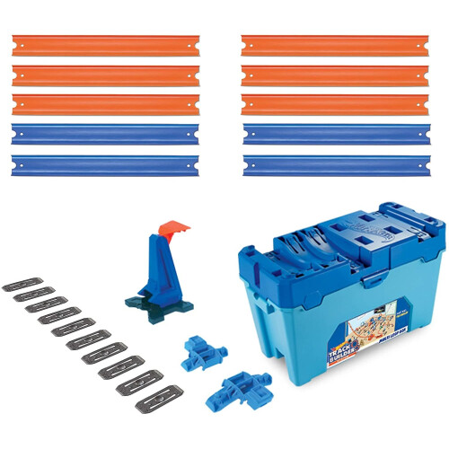 Hot Wheels Hot Wheels FLK90 Builder Multi Loop Box Playset and Connectable Track Play Set with Diecast Car
