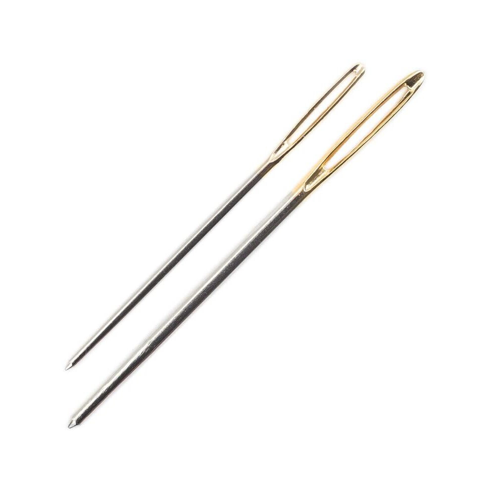Pony Gold Eye Sewing Needles for Knitters, Metal, Multi-Colour