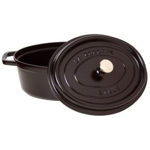STAUB Cocotte Oval 27cm Black 1