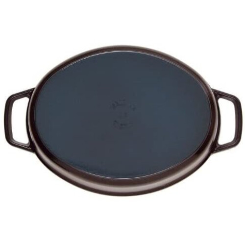 STAUB Cocotte Oval 27cm Black 2
