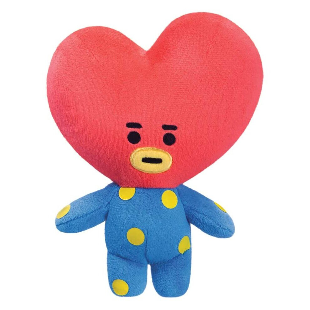 AURORA BT21 Official Merchandise, TATA Soft Toy, Small, 61327, Blue and Red