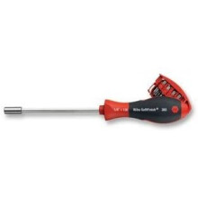 WIHA 3809 Screwdriver with Built-In Bit Magazine Magnetic 1/4' x 120