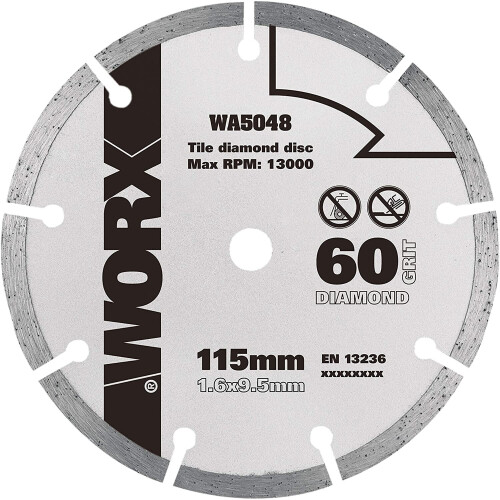 WORX WORX WA5048 115mm 60 Grit Dia Blade