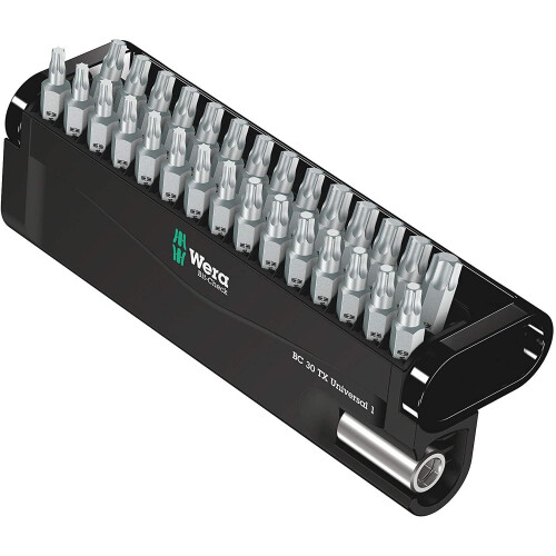 Wera Bits set - WERA - 05057432001 - 29 TORX bits - 1 magnetische bithouder - Rvs