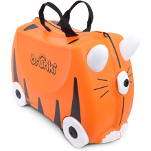 Trunki Childrenâs Ride-On Suitcase: Tipu Tiger (Orange)
