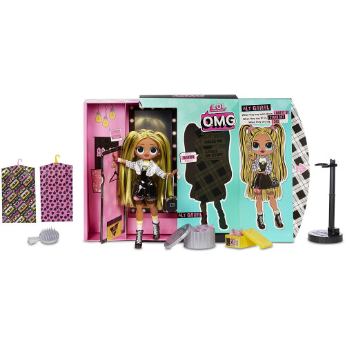 L.O.L. Surprise! L.O.L. Surprise! O.M.G. Alt Grrrl Κούκλα Μόδας με 20 Εκπλήξεις, Πολύχρωμη 1