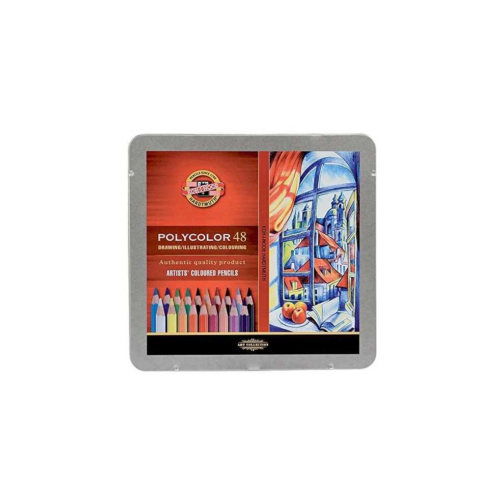 KOH-I-NOOR Polycolor Artist's Coloured Pencils (Set of 48)-image-OPC-P5W5BCP-NEW