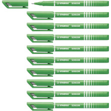 Fineliner - STABILO Sensor F Box of 10 Green