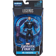 Marvel Hasbro Legends Series Fantastic Four 6"""" Collectible Action Figure Mr. Fantastic Toy Premium Design & 2 Accessories 1 Build-A-Figure-del
