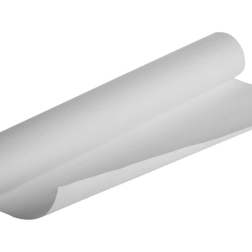 Lienzo para pintar - 50 cm x 5 m - Algodón - 380 g - Blanco 1