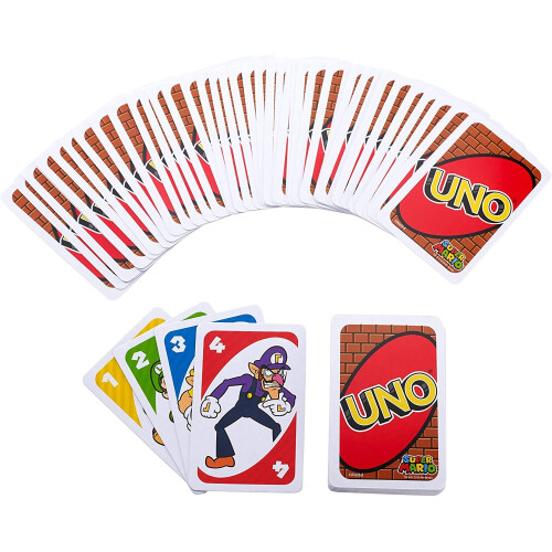 UNO Mattel Games - Uno Super Mario Bros - Gioco di Carte - Da 7 anni DRD00 2