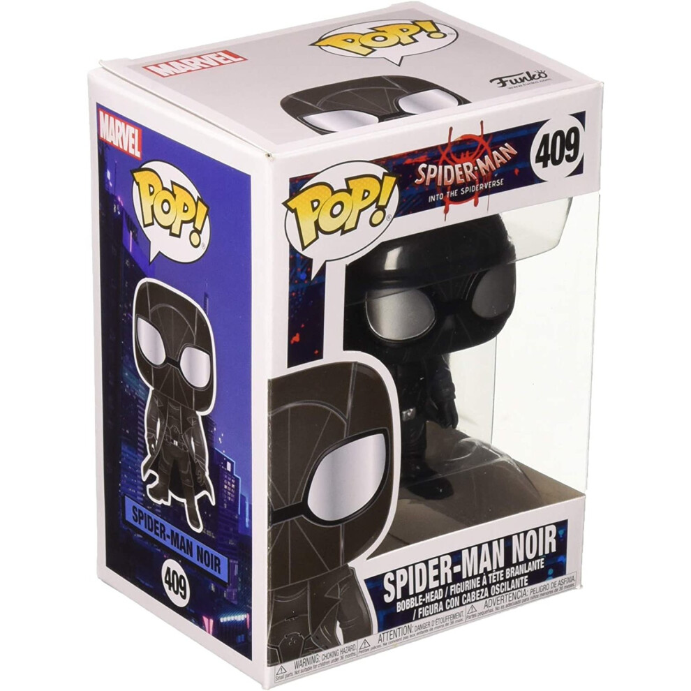 Funko 33978 POP Bobble: Marvel Verse: Spider-Man Noir, Multi