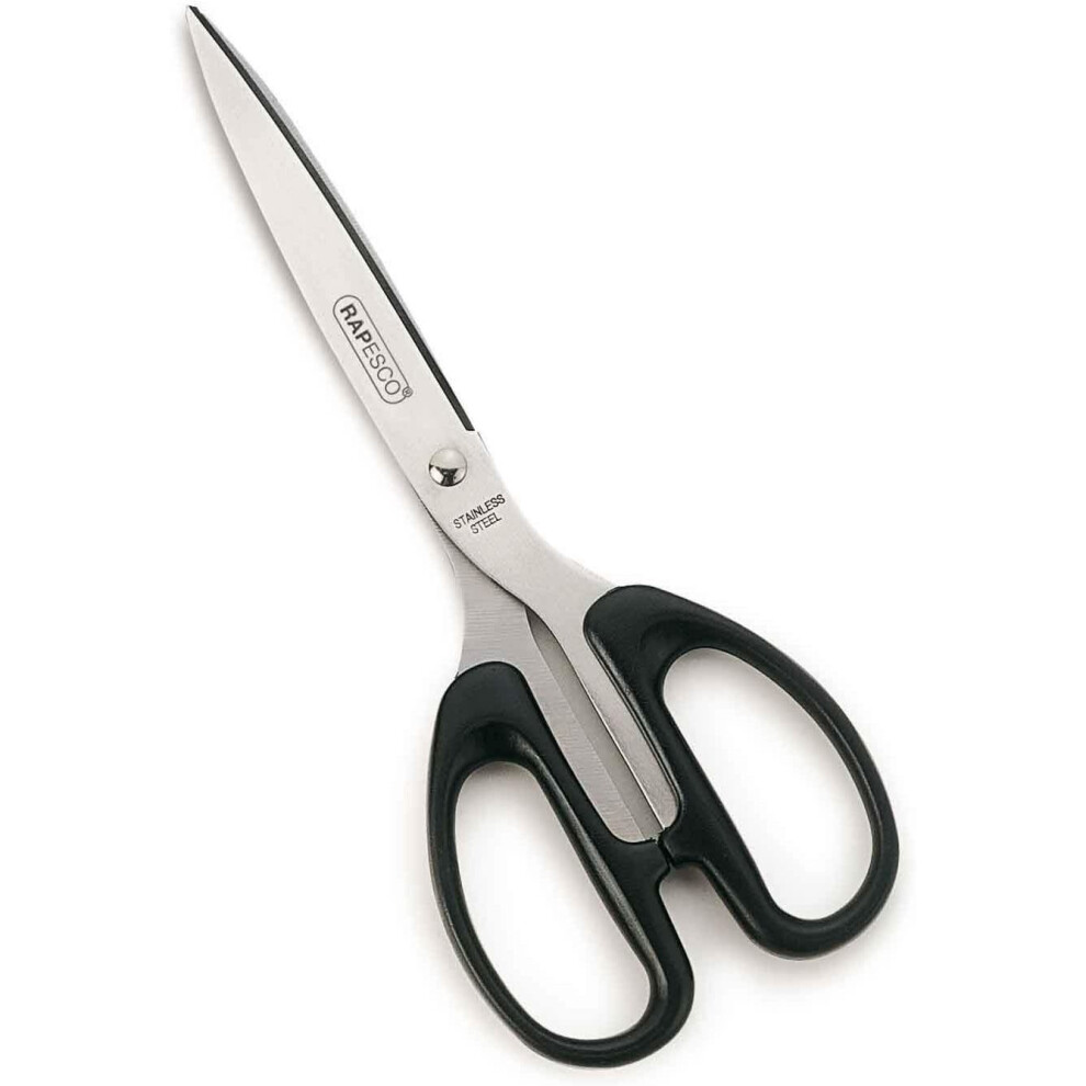 Rapesco Cs0205b1 Scissors, 21 Cm (2.5 Mm Blade) - Black 5018206100948