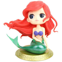 Miss Good Mermaid Doll Cake Topper Figure for Wedding Kids Birthday Baby Shower Mermaid Theme Party Decoration