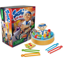 TOMY Sushi Scramble Kids Action Board Game | Preschool Family Board Games For Kids | Children Game Suitable for Ages 5 6 7 8+ Years