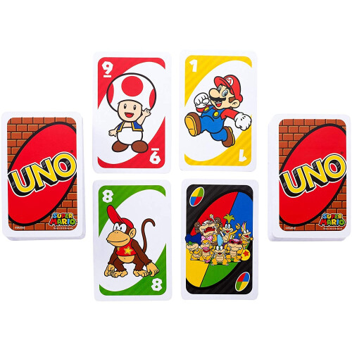 UNO Mattel Games - Uno Super Mario Bros - Gioco di Carte - Da 7 anni DRD00 1