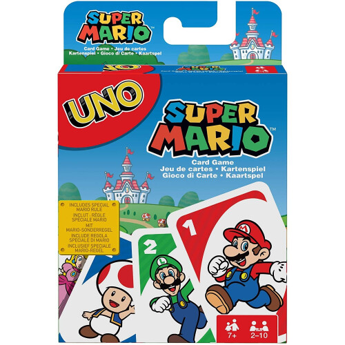 Mattel Games DRD00 887961331240 UNO Super Mario - Board Game