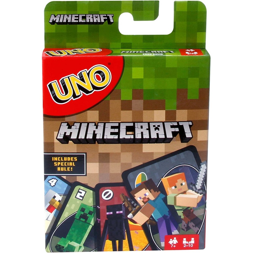 Uno Mattel Minecraft Card Game