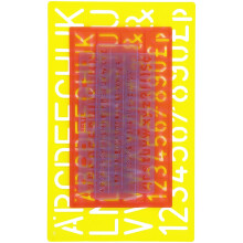Helix H08401 Four Piece Stencil Set (5mm 10mm 20mm 30mm) - Multicolor