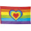 Boland 44721  Flag Rainbow with Heart 1