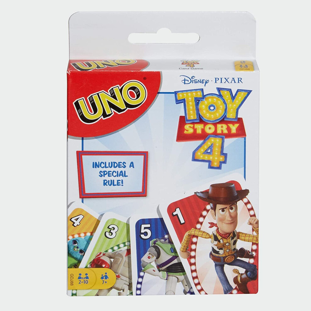 Mattel Games Uno Toy Story 4, Disney Pixar, Family Card Game