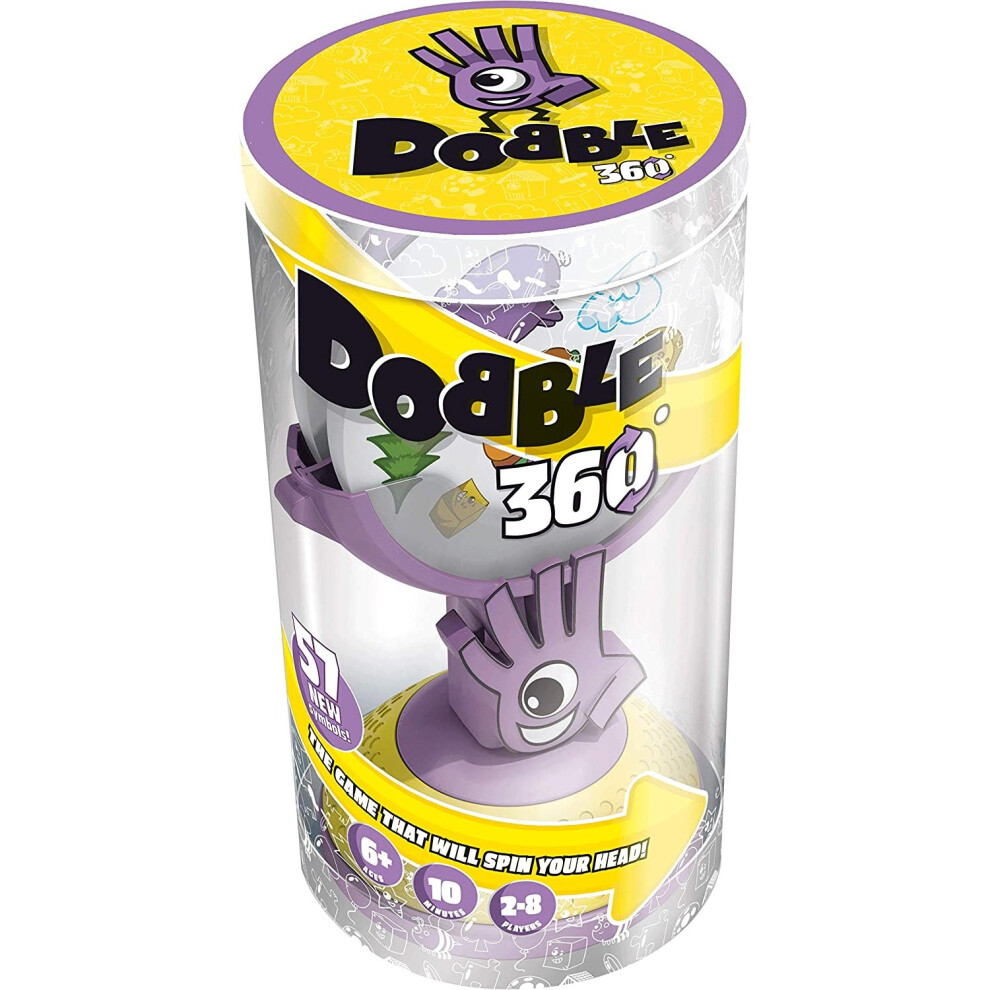 Asmodee ASMDOB36001EN Dobble 360, Mixed Colours