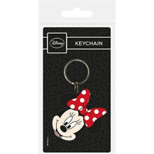Disney Junior Minnie Mouse-Head Rubber Keychain, Multicoloured, 60 x 80 cm