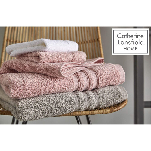 Catherine Lansfield Catherine Lansfield Zero Twist Bath Sheet Pink 1