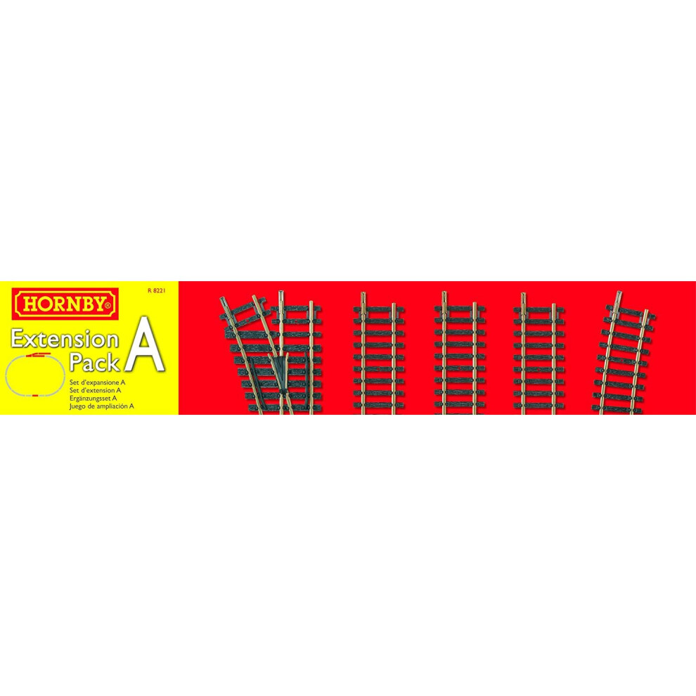 Hornby R8221 00 Gauge Track Extension Pack A