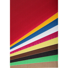Clairefontaine Maildor Corrugated Cardboard, 300 g, 50 x 35 cm, 15 Sheets - Assorted Colours