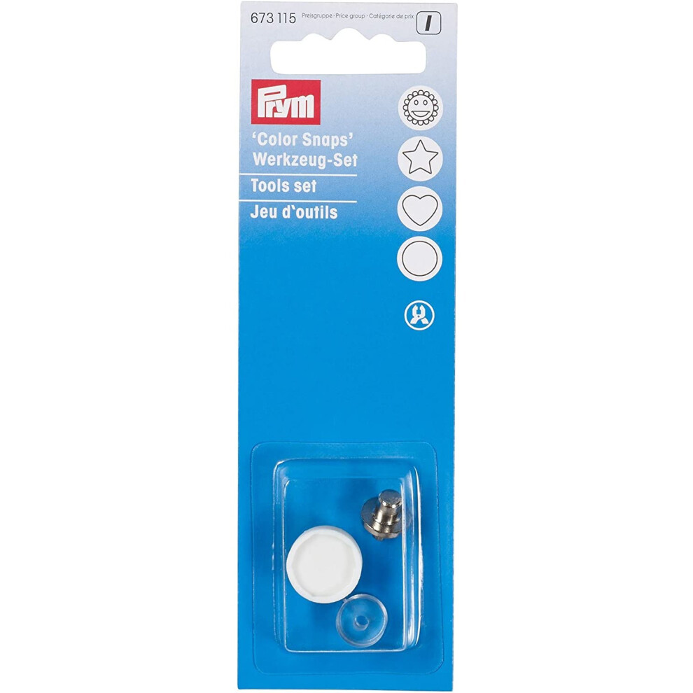 Prym Color Snaps-Tools Set 673115 For Vario Plier