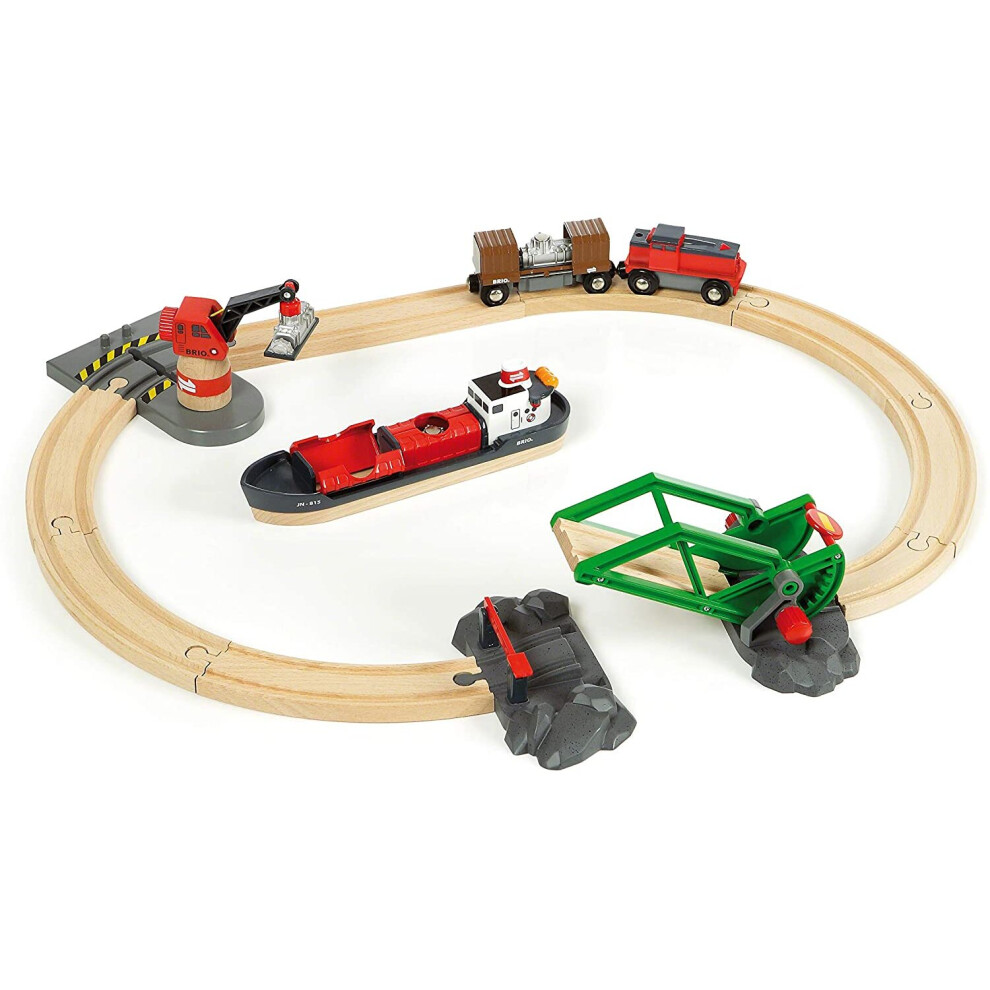 BRIO World - Harbour Cargo Set