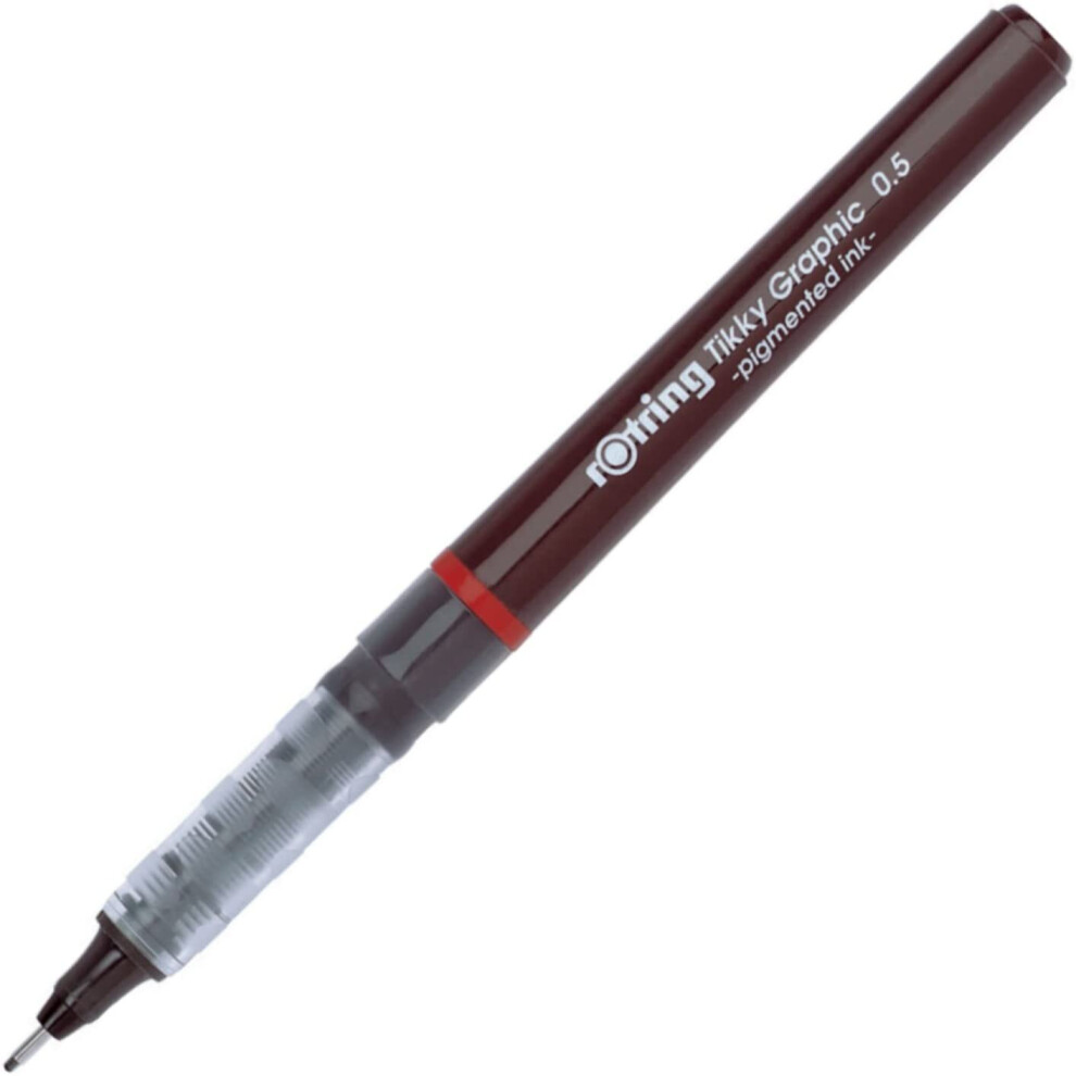 Rotring Tikky Graphic Fine Liner Pen 0.50mm - Black Ink