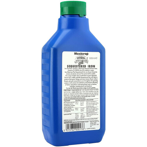 Maxicrop Seaweed Plus Sequestered Iron 500ml, Blue, 500 ml 2