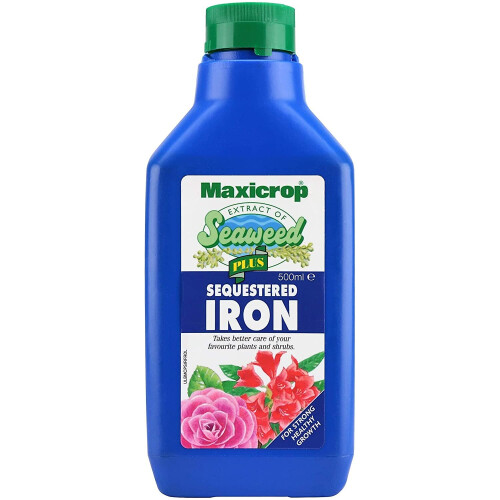 Maxicrop Seaweed Plus Sequestered Iron 500ml, Blue, 500 ml