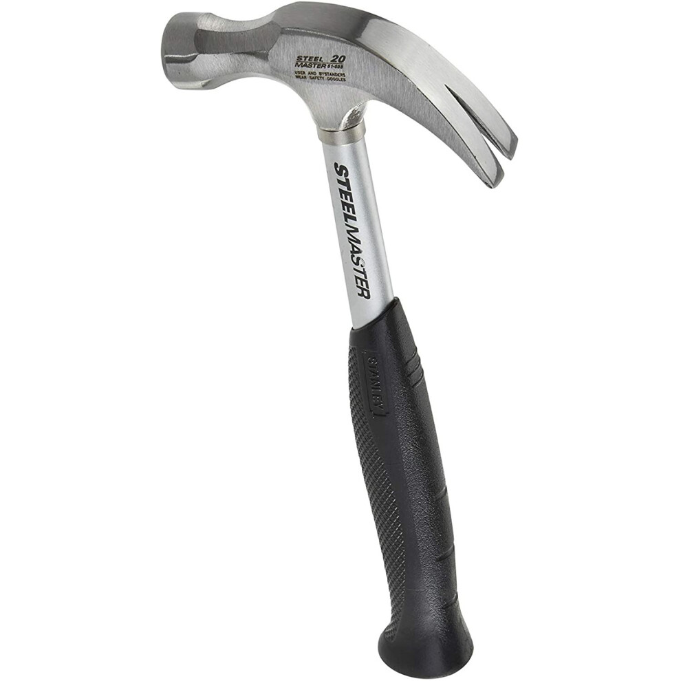 Stanley 1-51-033 SteelMaster Curved Claw Hammer, 20 oz - 567 g
