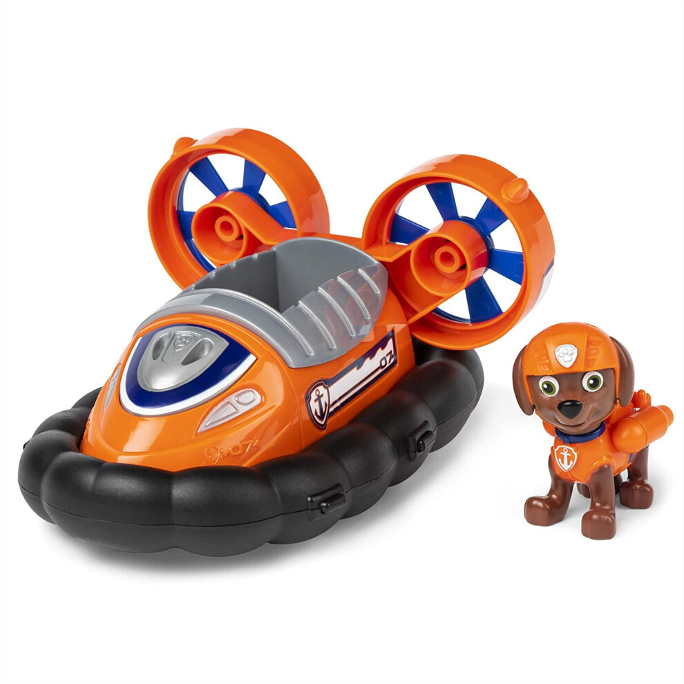 Paw Patrol 6054436 ZumaÂs Hovercraft Vehicle with Collectible Figure, for Kids Aged 3 Years and Over, Multicolour