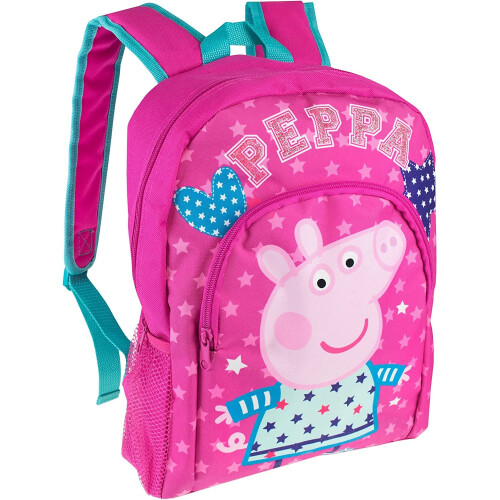 Peppa Pig Peppa Pig Girls Hearts and Stars Backpack 1