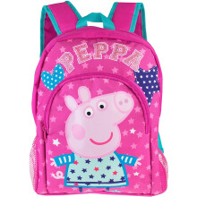 Peppa Pig Girls Hearts and Stars Backpack