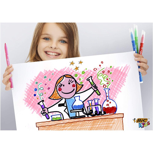 BIC BIC 962702 Couleur Felt Tip Colouring Pen - Multi-Colour 2