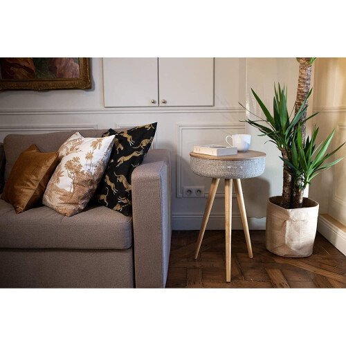 Victrola Victrola Wood Coffee Table with Bluetooth Speaker - Grey 2