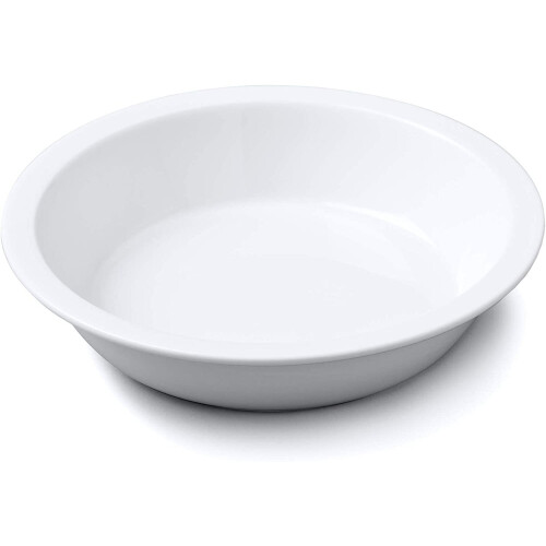 WM Bartleet & Sons 1750 T396 Round Pie Dish, White
