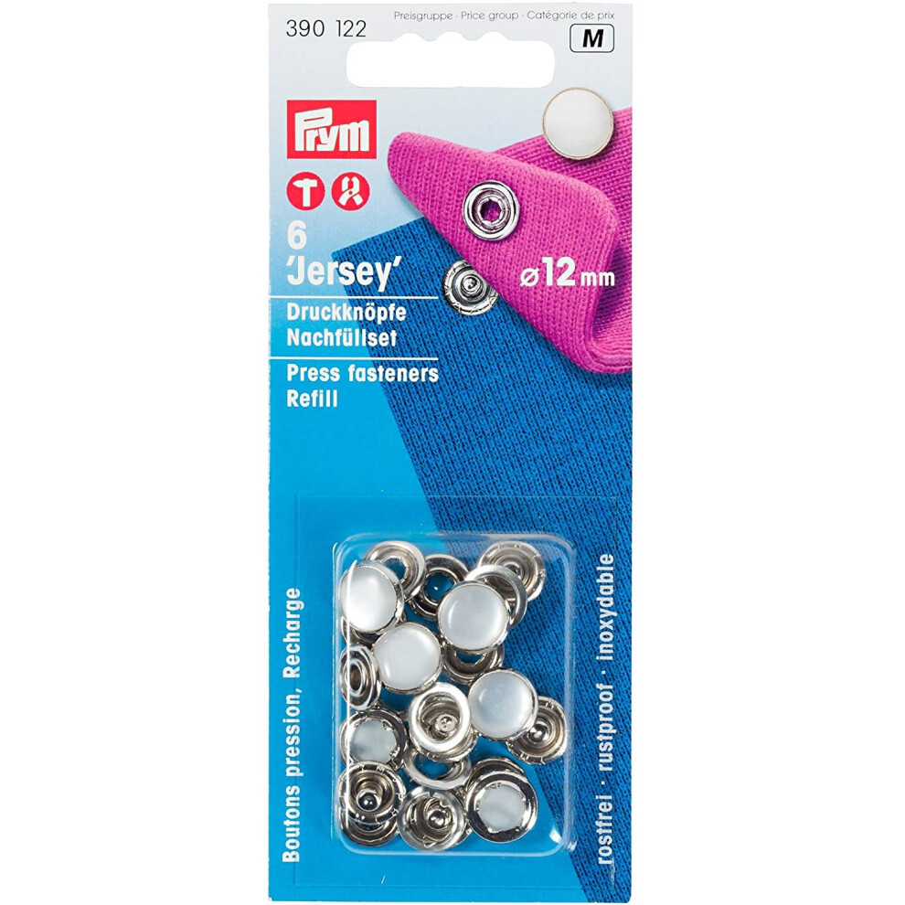 Prym Non-sew Refill for 390117 Brass Pearl 12 mm