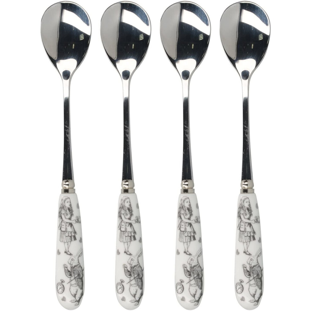 Victoria And Albert Alice In Wonderland Set of 4 Tea Spoons