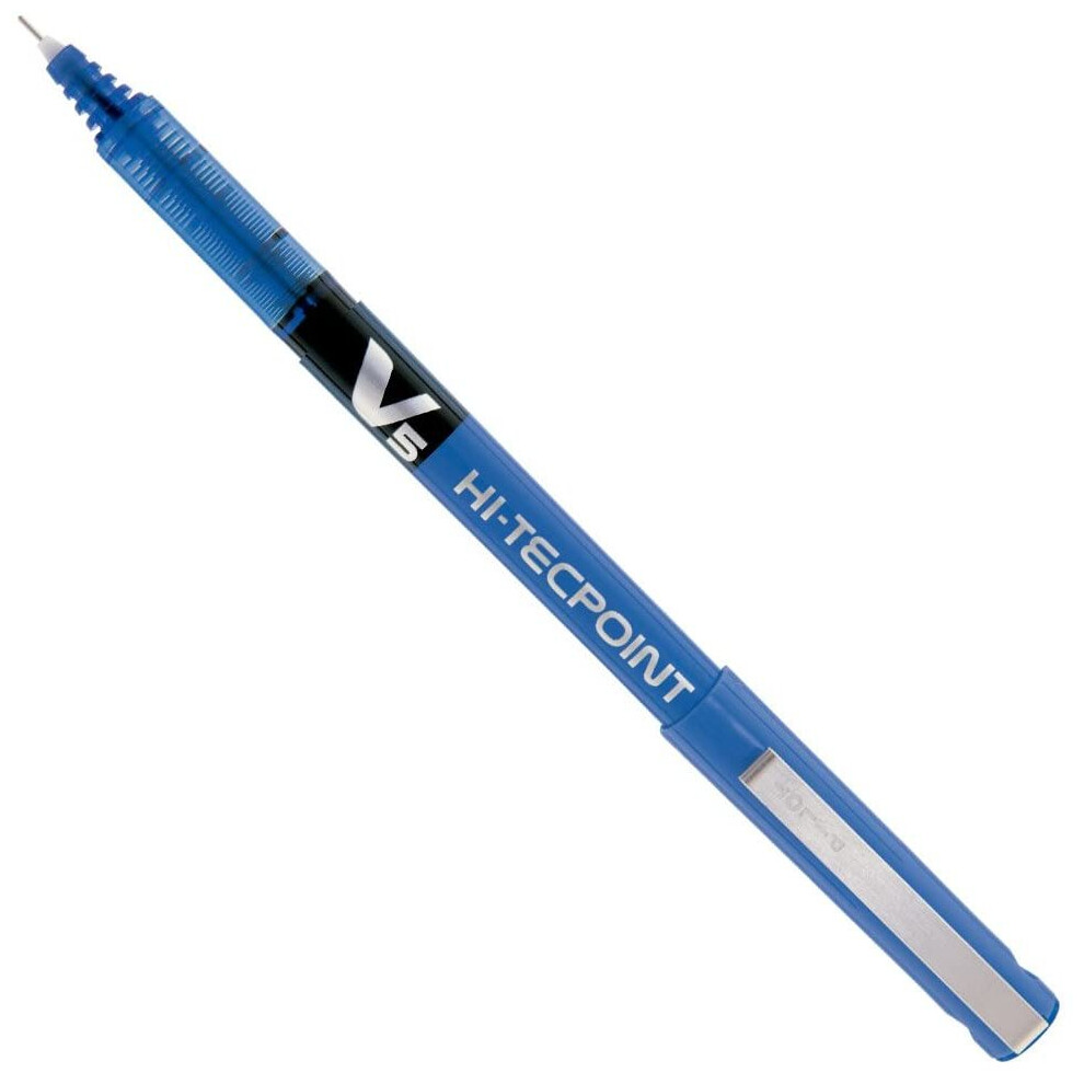 Pilot V5 Liquid Ink Rollerball 0.5 mm Tip (Single Pen) - Blue